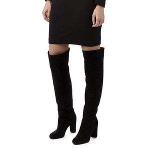 Nine West Snowfall black over the knee boots